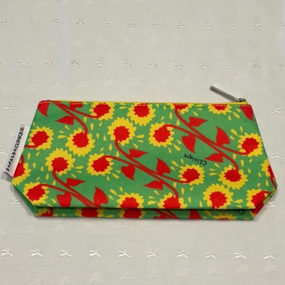 Clinique Donald X Colorful Cosmetic Bag​